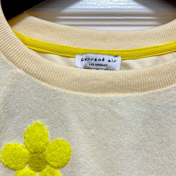 ⭐️⭐️⭐️current air Los Angeles Terry Cloth Cropped Top size small nwot - Picture 2 of 6